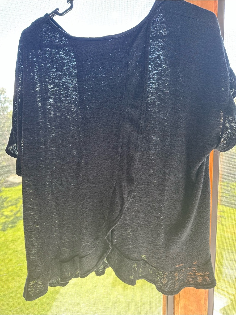 bobeau Black Short Sleeve Crew Neck Tee